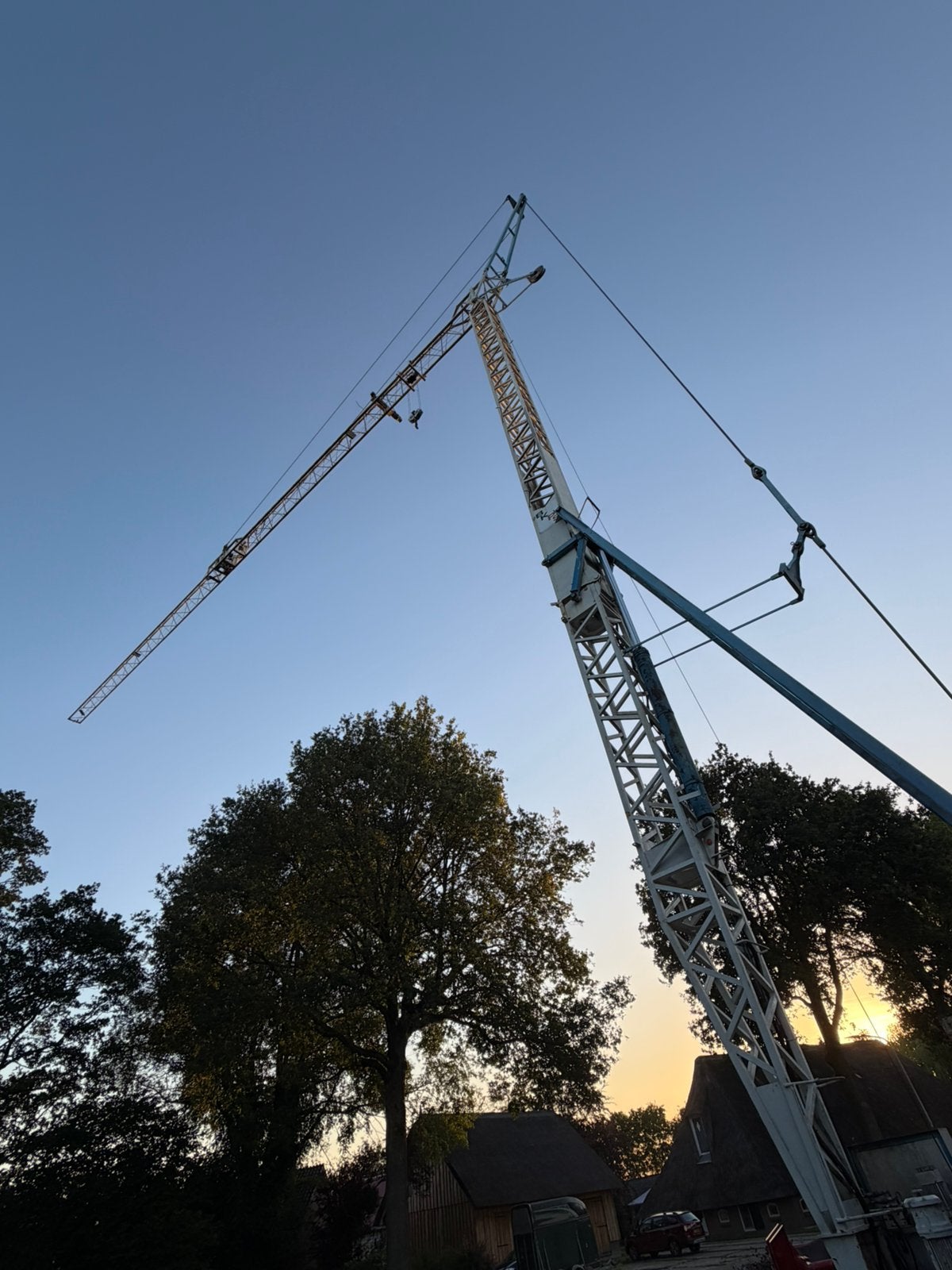 Bouwkraan 30 meter - 1000kg, Ophalen, Kraan