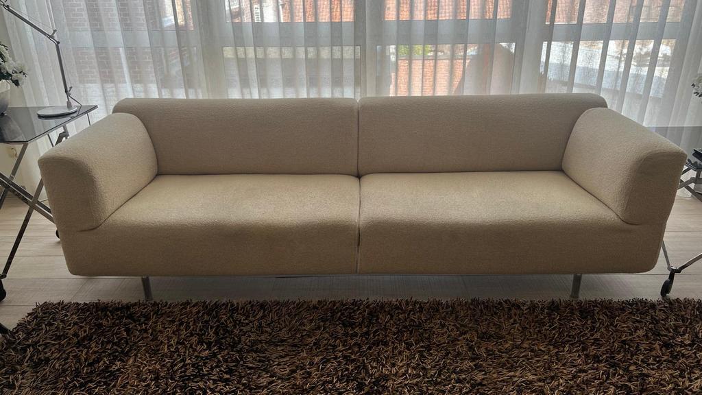 Cassina design bank, Ophalen, Gebruikt, 75 tot 100 cm, Rechte bank