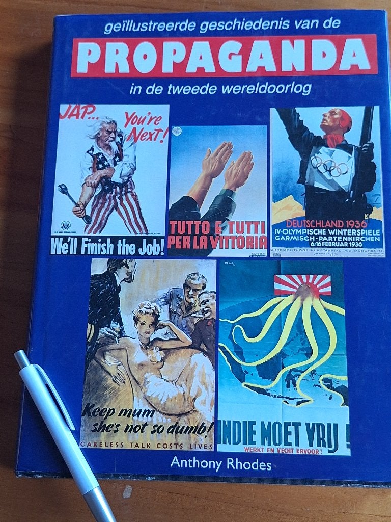 Geïllustreerde geschiedenis  propaganda  Tweede Wereldoorlog, Ophalen of Verzenden, Tweede Wereldoorlog, Gelezen, Overige onderwerpen