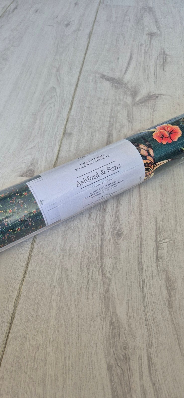 Ashford & Sons Tropisch Behang - 1 rol, Huis en Inrichting, Stoffering | Behang, Ophalen, Natuurlijk, Overige merken, 5 tot 10 m²