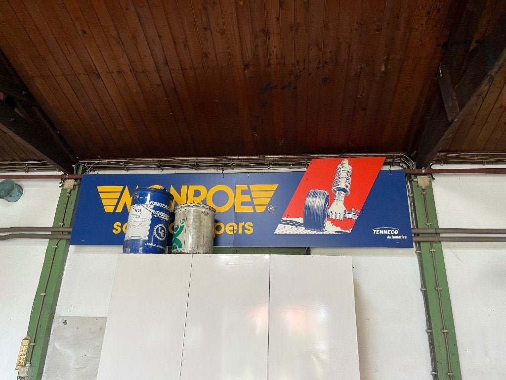 Vinted reclamebord Monroe schokbreker, Verzamelen, Ophalen, Gebruikt, Reclamebord