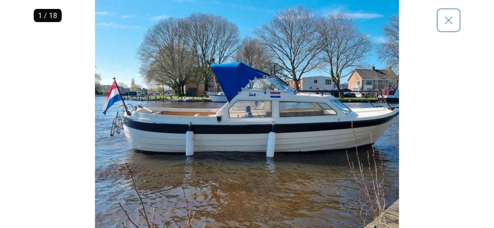 Spitsgatter scand 21 (DOKKUM), Watersport en Boten, Overige merken, Gebruikt, Binnenboordmotor, Diesel