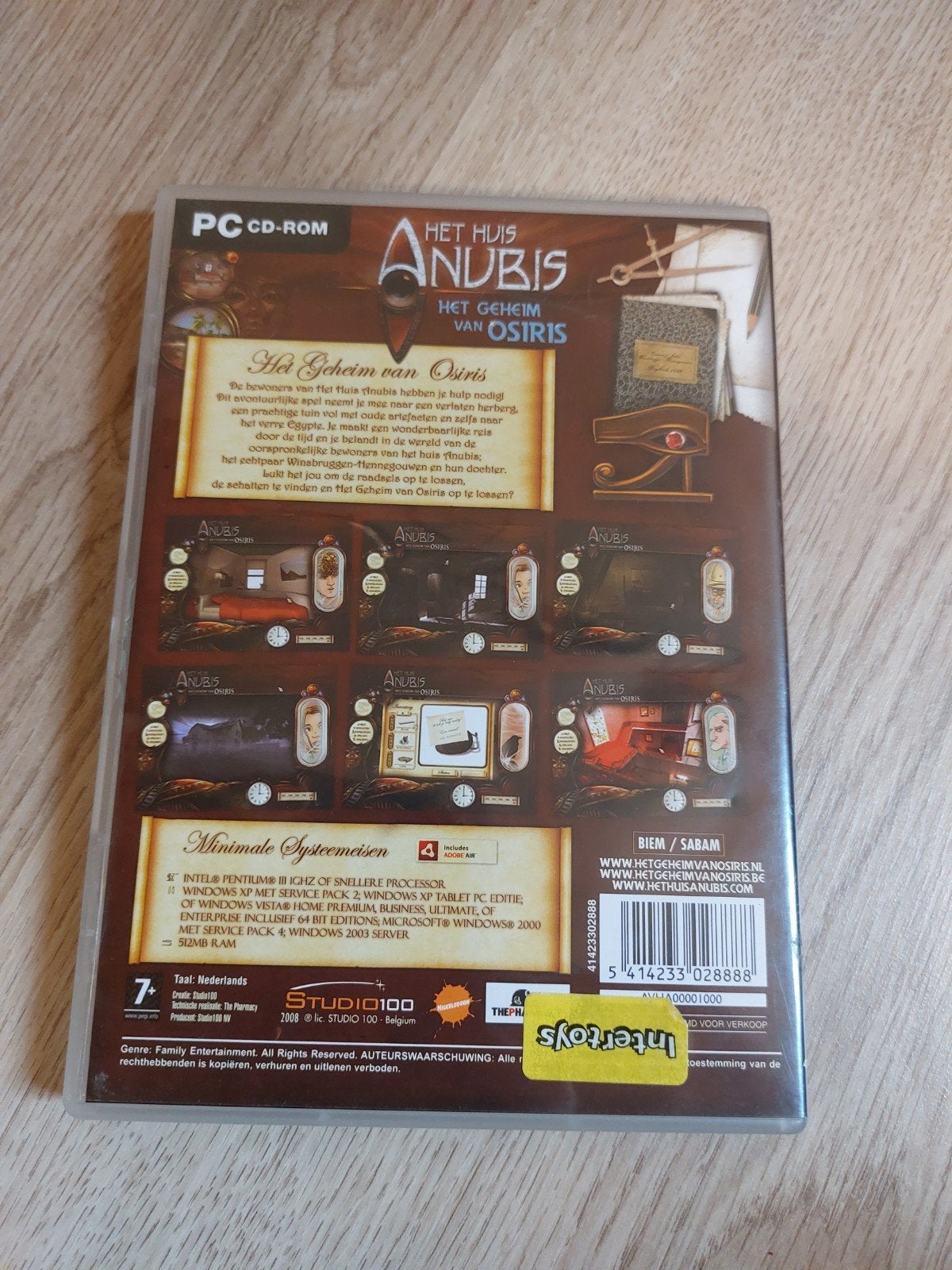 Het huis Anubis PC spel het geheim van osiris, Spelcomputers en Games, 1 speler, Ophalen of Verzenden, Vanaf 3 jaar