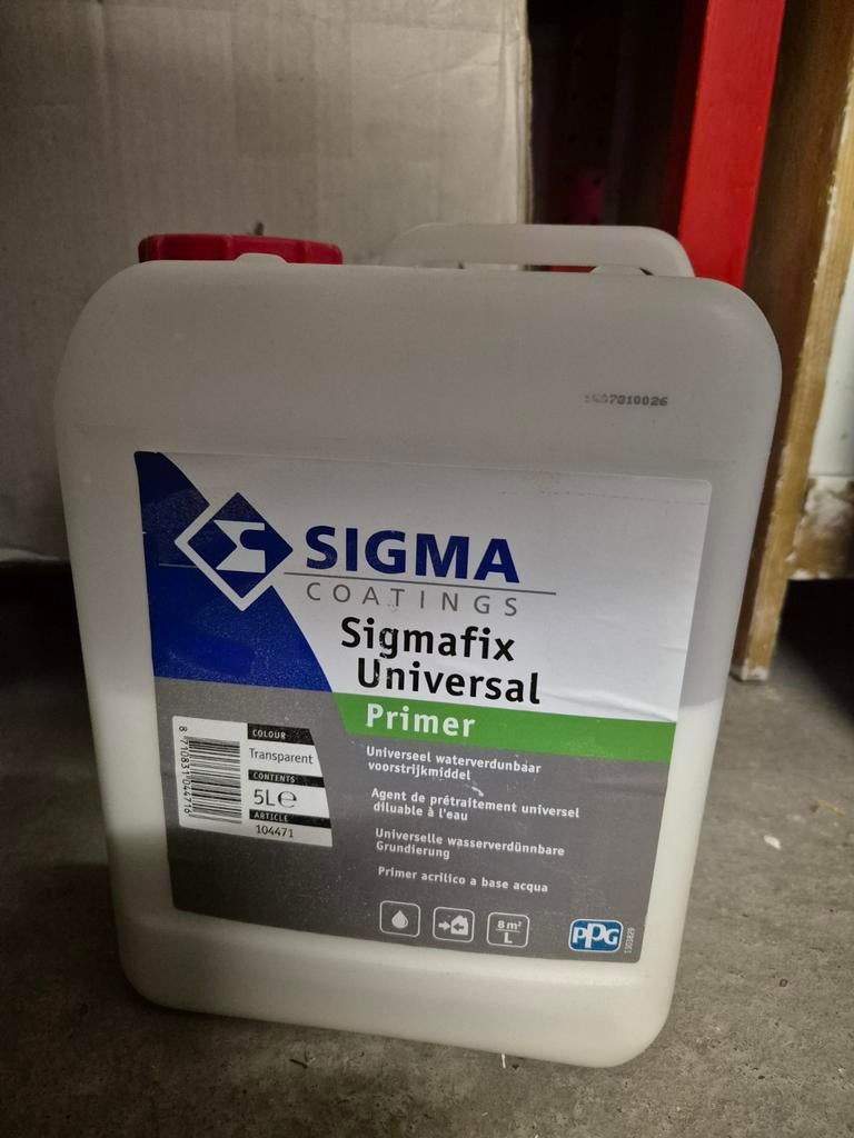 Sigma voorstrijk/primer, Ophalen, Wit