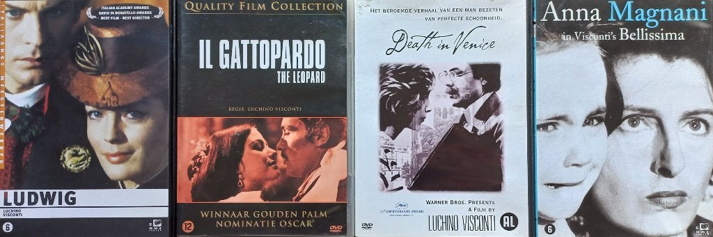 4x Visconti  Gattopardo, Death in Venice, Ludwig, Bellissima, Verzenden, Nederlands, Italië, Zo goed als nieuw