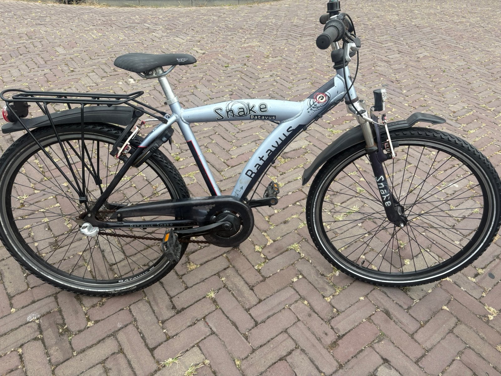 Batavus Snake jongensfiets 26 inch, Terugtraprem, Gebruikt, Versnellingen, Ophalen