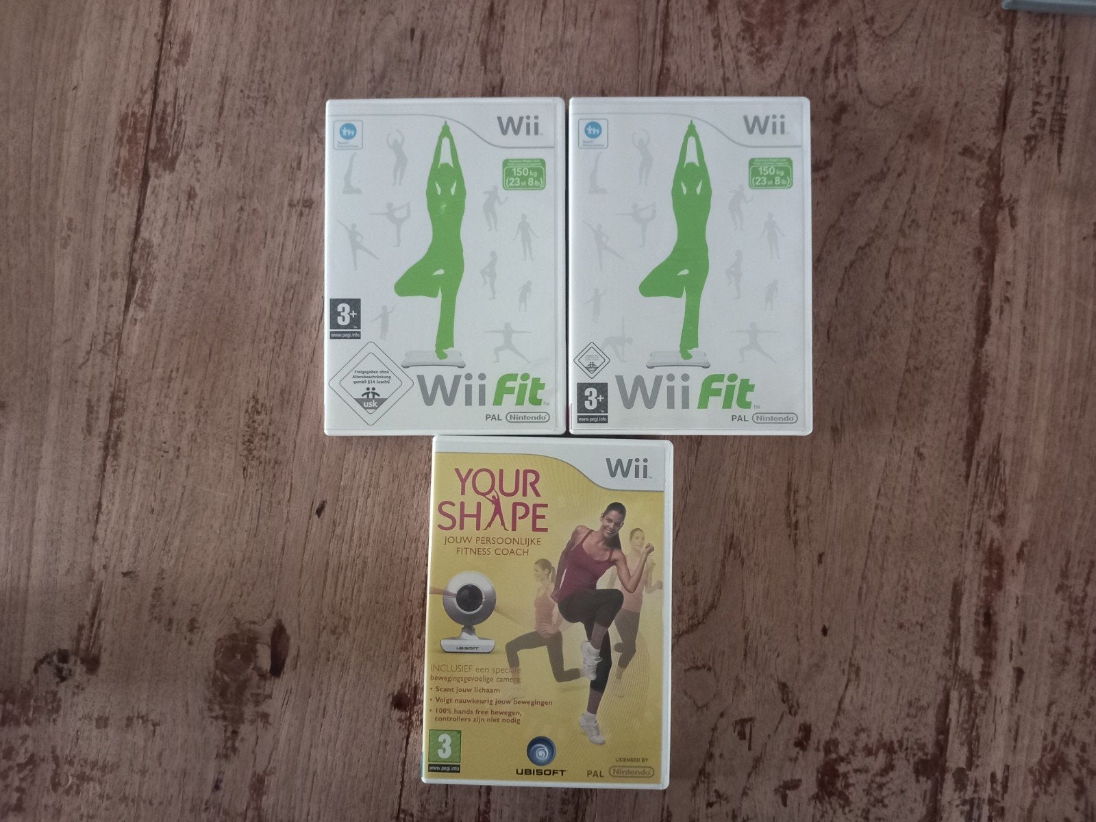 Wii fit & your shape, 1 speler, Ophalen of Verzenden, Zo goed als nieuw, Vanaf 3 jaar