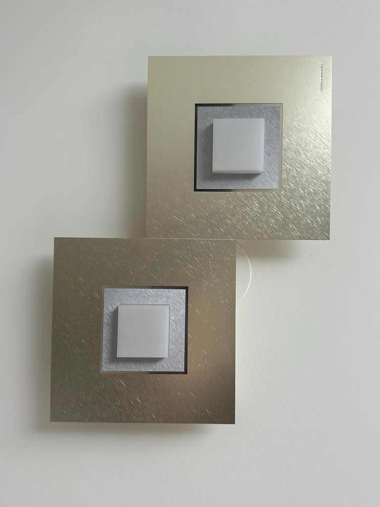 Grossmann wand- of plafond LED lamp - Zo goed als nieuw, Huis en Inrichting, Ophalen of Verzenden, Zo goed als nieuw, Zilver, Metaal