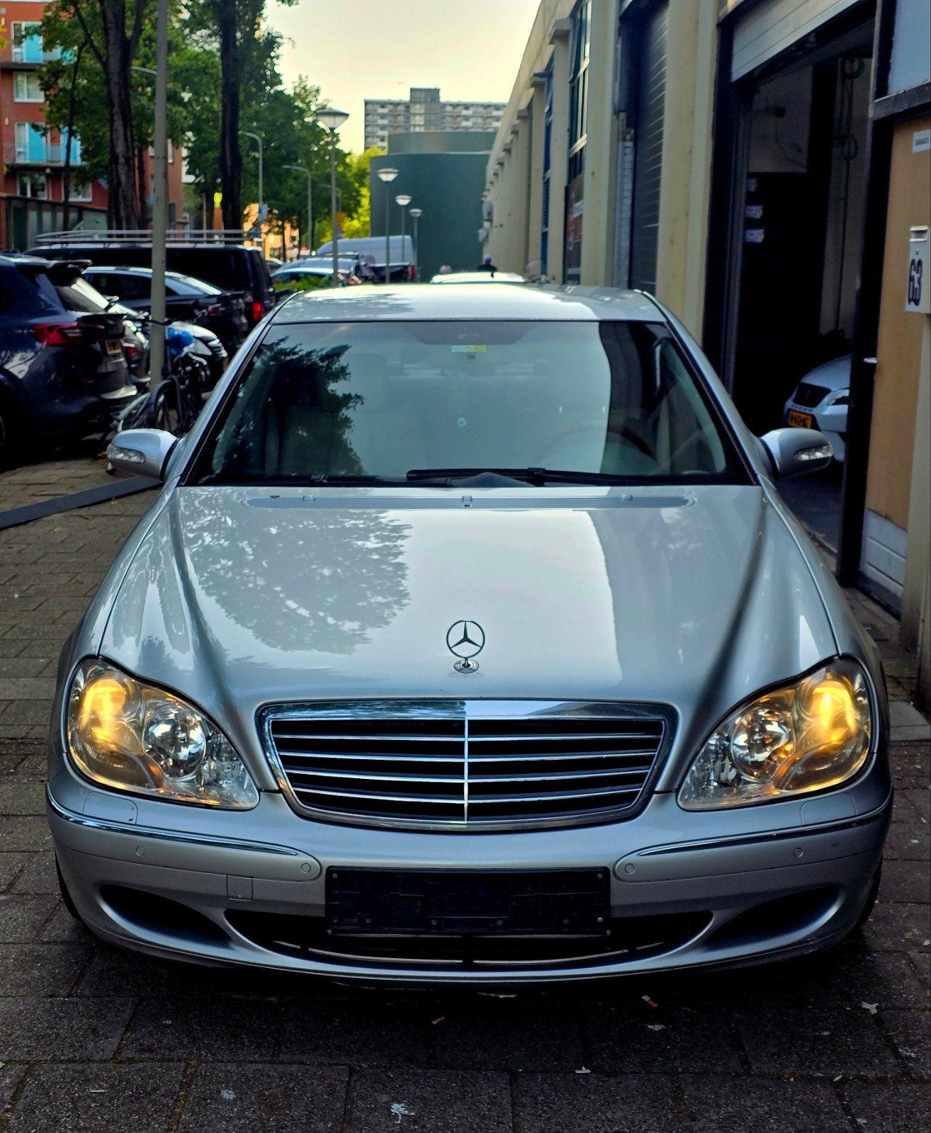 Mercedes-Benz S-Klasse 3.2 CDI S320 Limo AUT 2004 Grijs, Auto's, Achterwielaandrijving, 3222 cc, Diesel, 204 pk