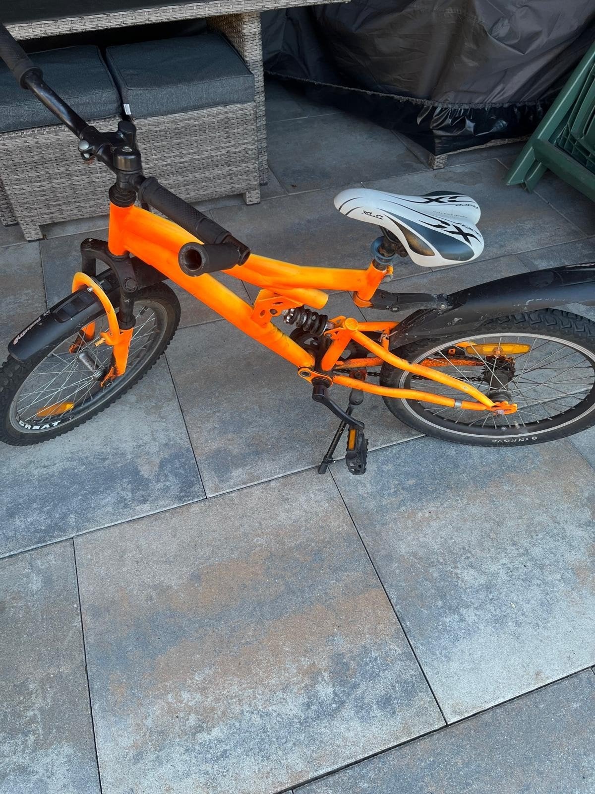 mountainbike, Fietsen en Brommers, Fietsen | Crossfietsen en BMX, Ophalen, Gebruikt, Staal, 20 tot 24 inch