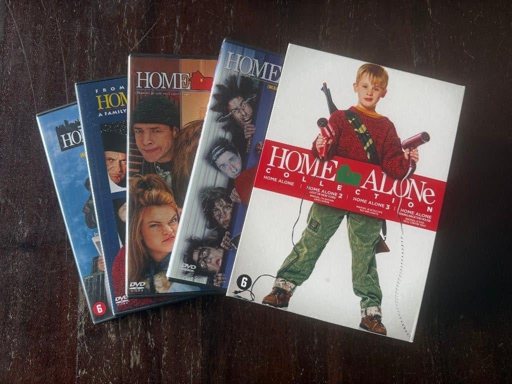 Home Alone Collection met deel 1 t/m 4 ( 4 DVD Box ), Actiekomedie, Frans, Ophalen of Verzenden, Zo goed als nieuw