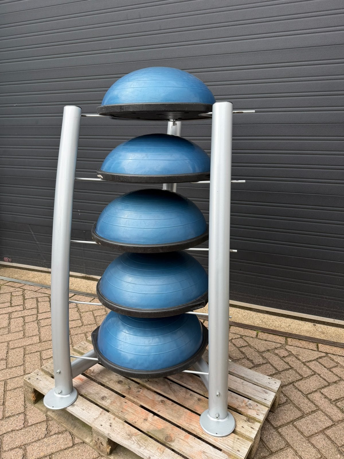 5 Bosu Ball / Balance Trainer + Opbergrek, Sport en Fitness, Fitnessmaterialen, Ophalen, Gebruikt, Balansbord