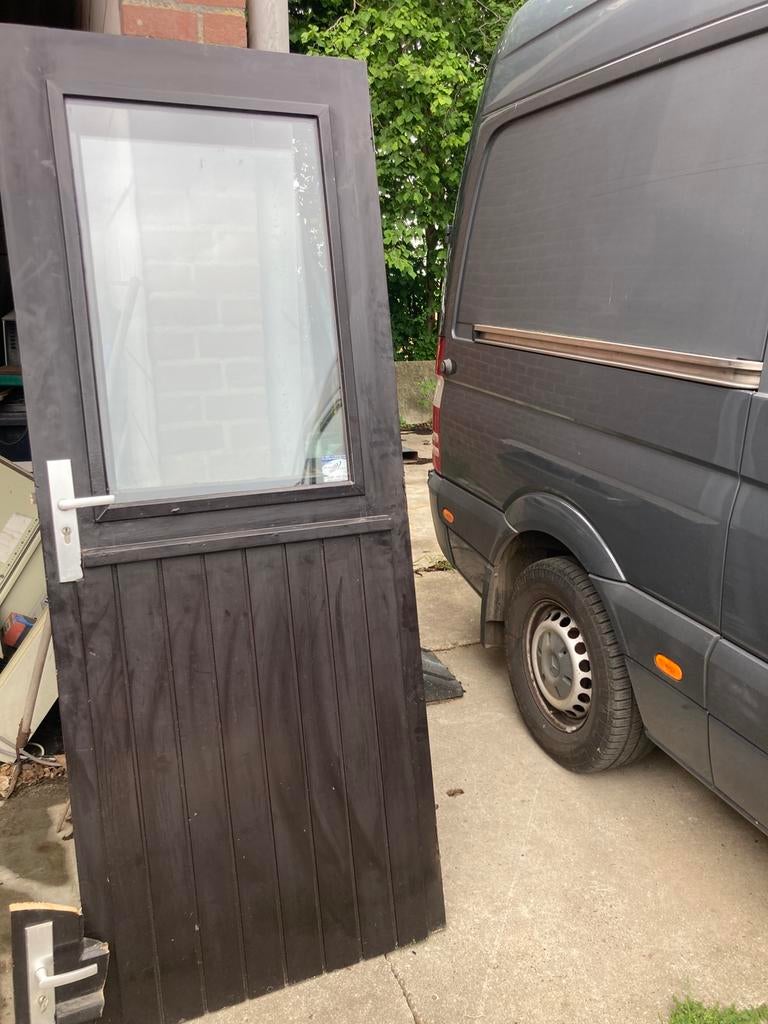 Buitendeur gebruikt, Gebruikt, 80 tot 100 cm, Ophalen of Verzenden, Buitendeur