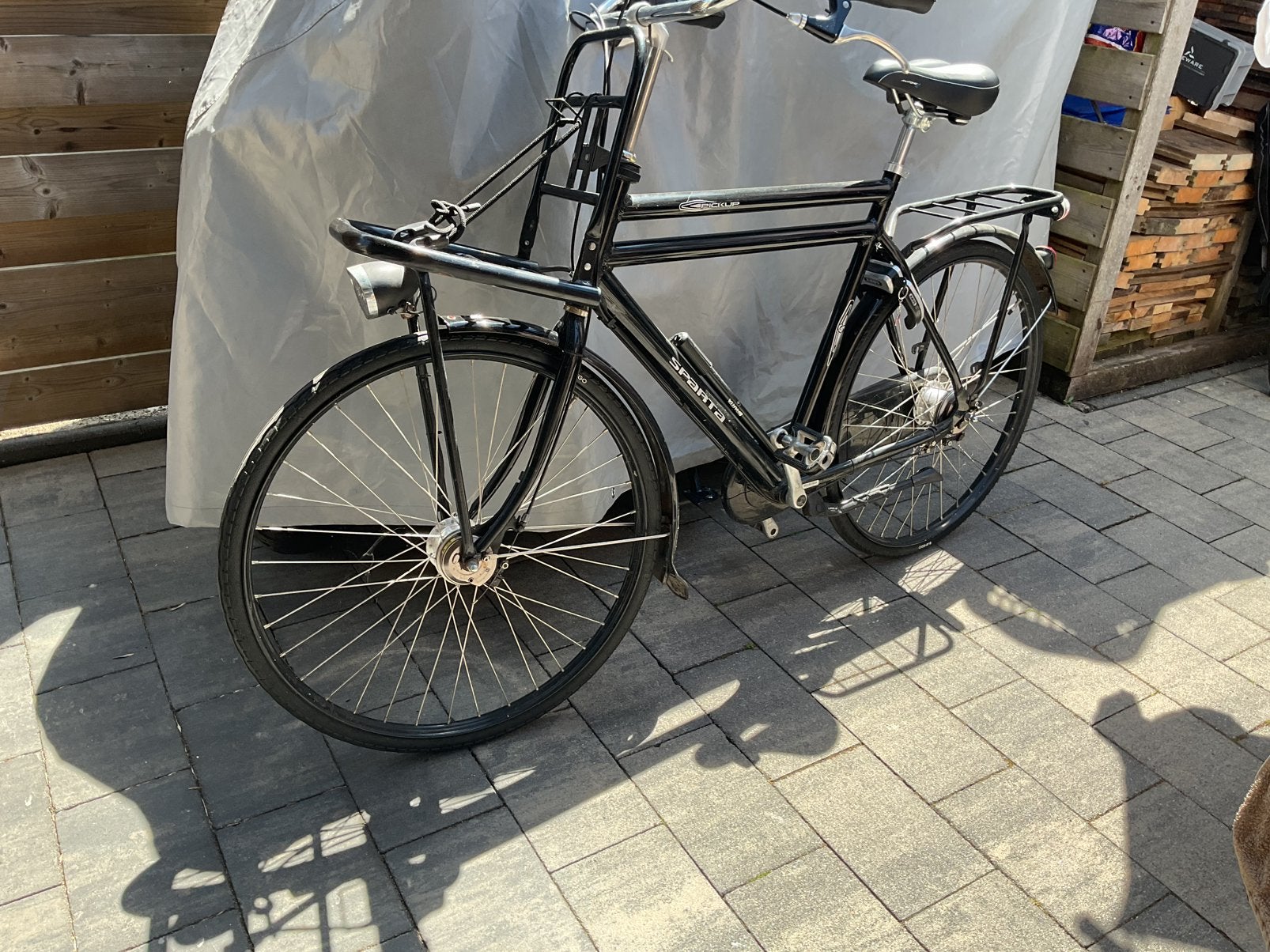 Sparta pickup transportfiets, 7 versnellingen en naafdynamo, Ophalen, Sparta, Gebruikt, Versnellingen