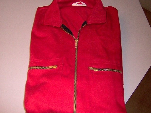 Rally overalls Rood 100% kat. MAAT 46 ANNICOTEX OP=OP, Tuin en Terras, Werkkleding, Ophalen of Verzenden, Nieuw, Heren, Overall