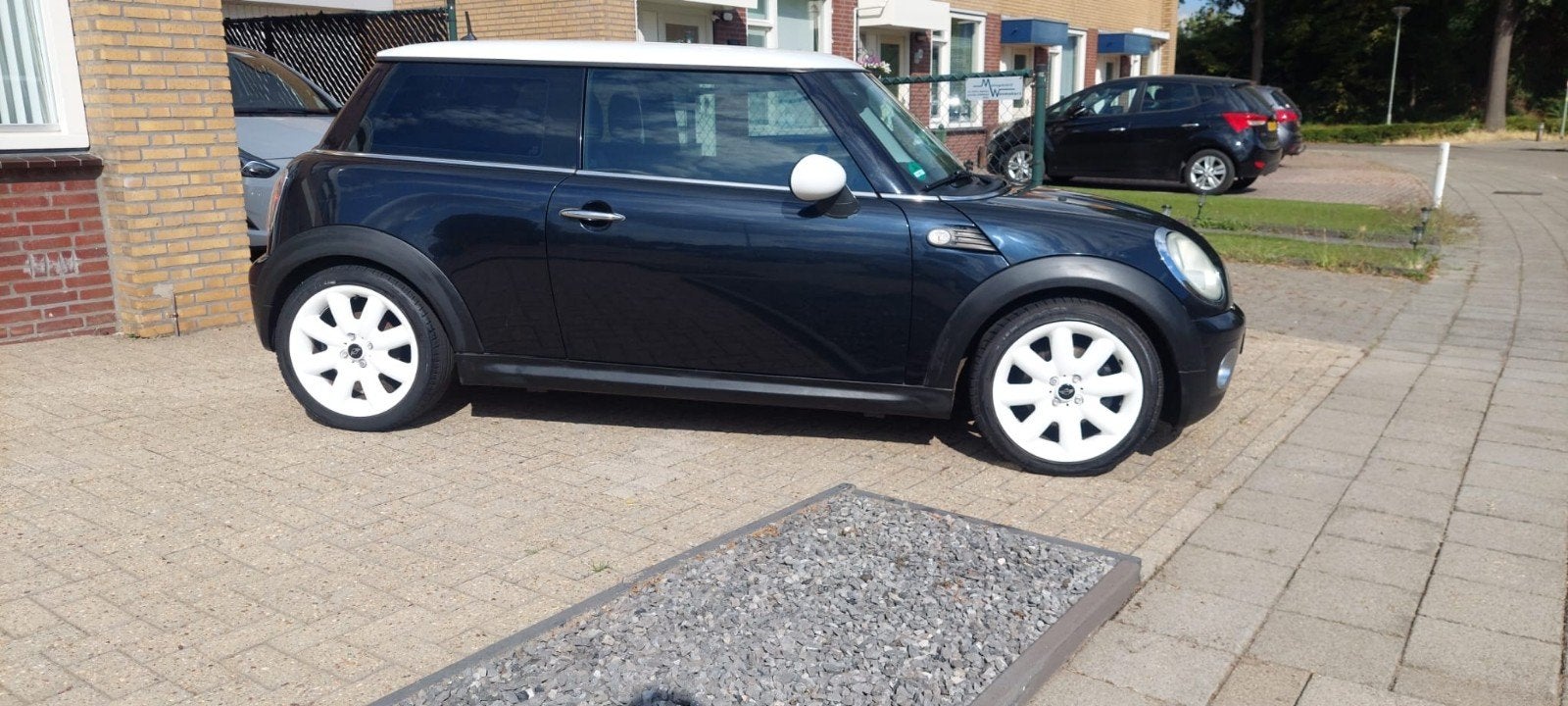 Mini 1.4 16V ONE 2008 Zwart, Auto's, Mini, Particulier, ABS, Airbags, Airconditioning, Alarm, Boordcomputer, Centrale vergrendeling