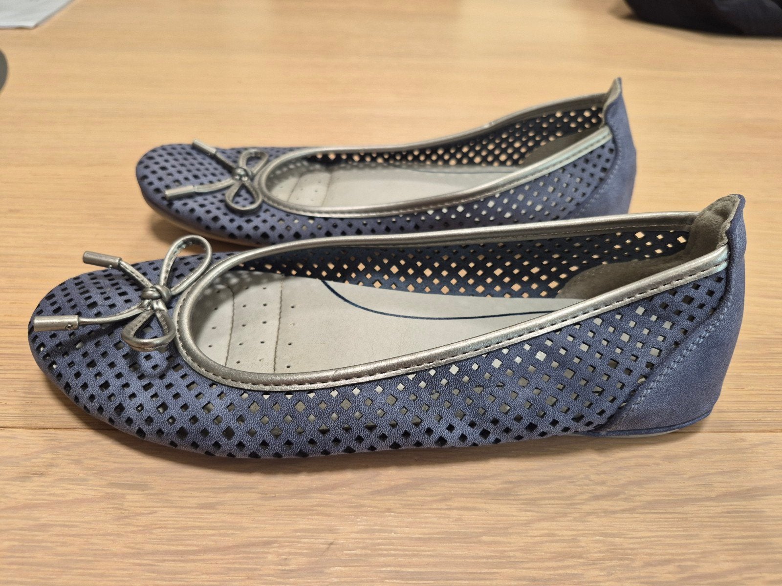 Ballerina's van Bellissima, maat 38, Blauw, Brunate, Zo goed als nieuw, Ballerina's