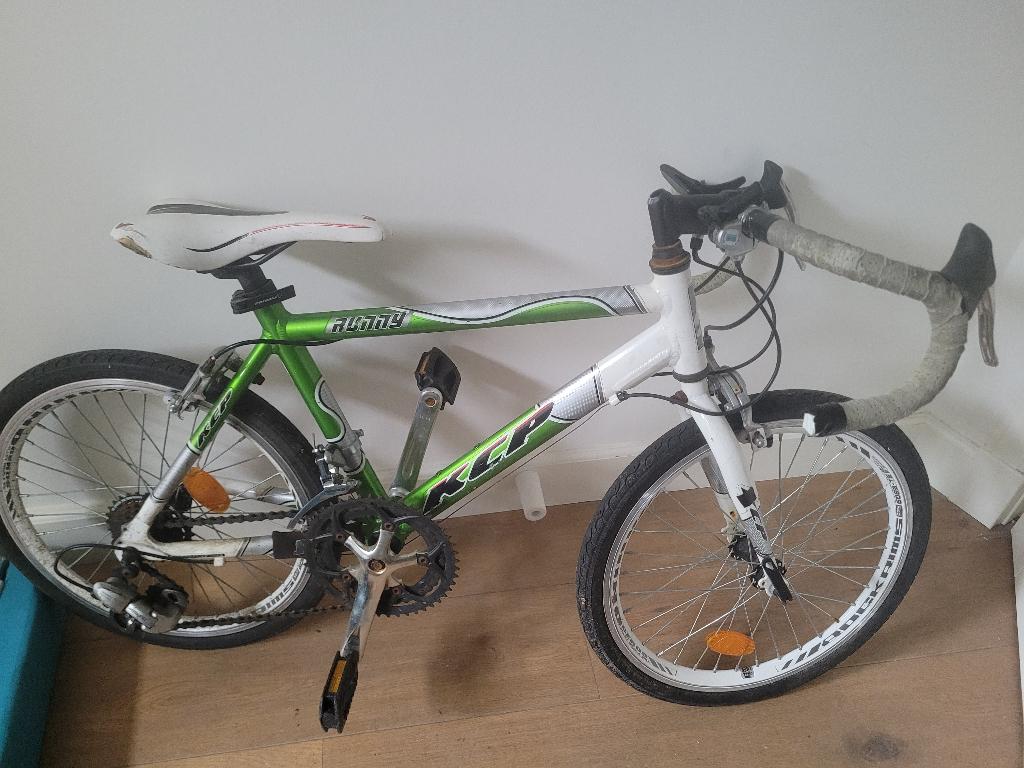Kinder racefiets 20 inch, Ophalen, Gebruikt, Velgrem, 20 inch of meer