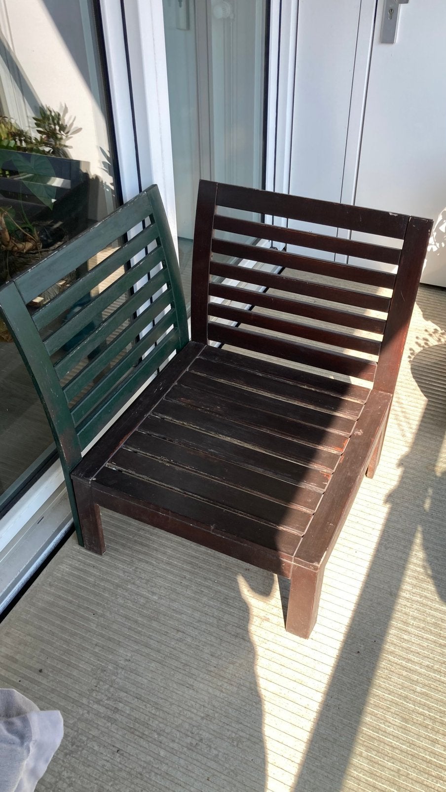 Ikea Applaro, let op!, Tuin en Terras, Tuinsets en Loungesets, Ophalen, Gebruikt, Hout, 6 zitplaatsen