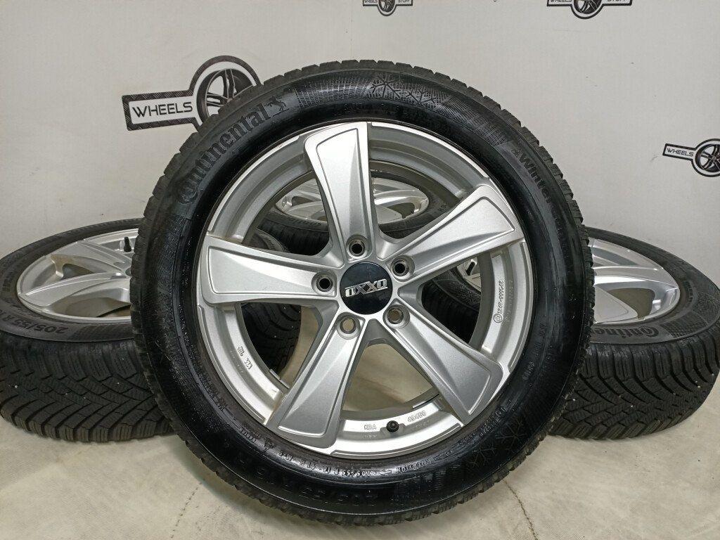 Oxxo lichtmetaal velgen 16"inch winterbanden 5x112 Touran, Auto-onderdelen, Banden en Velgen, Ophalen, Gebruikt, 16 inch, Banden en Velgen