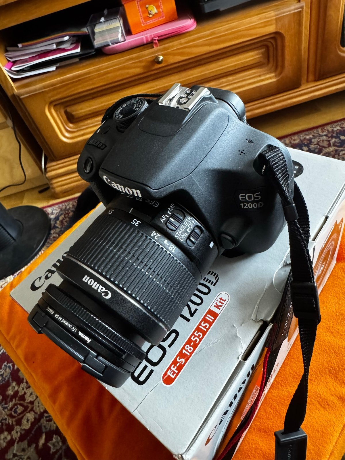 Canon EOS 1200D Spiegelreflexcamera, Audio, Tv en Foto, Fotocamera's Digitaal, Spiegelreflex, Canon, Zo goed als nieuw, 4 t/m 7 keer
