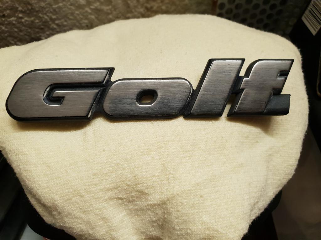 Vw  golf 2 logo embleem, Auto diversen, Ophalen of Verzenden