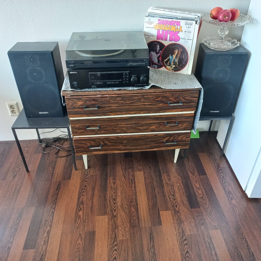 Sterio set kenwood  werkt prima, Audio, Tv en Foto, Gebruikt, Losse componenten, Speakers, Ophalen