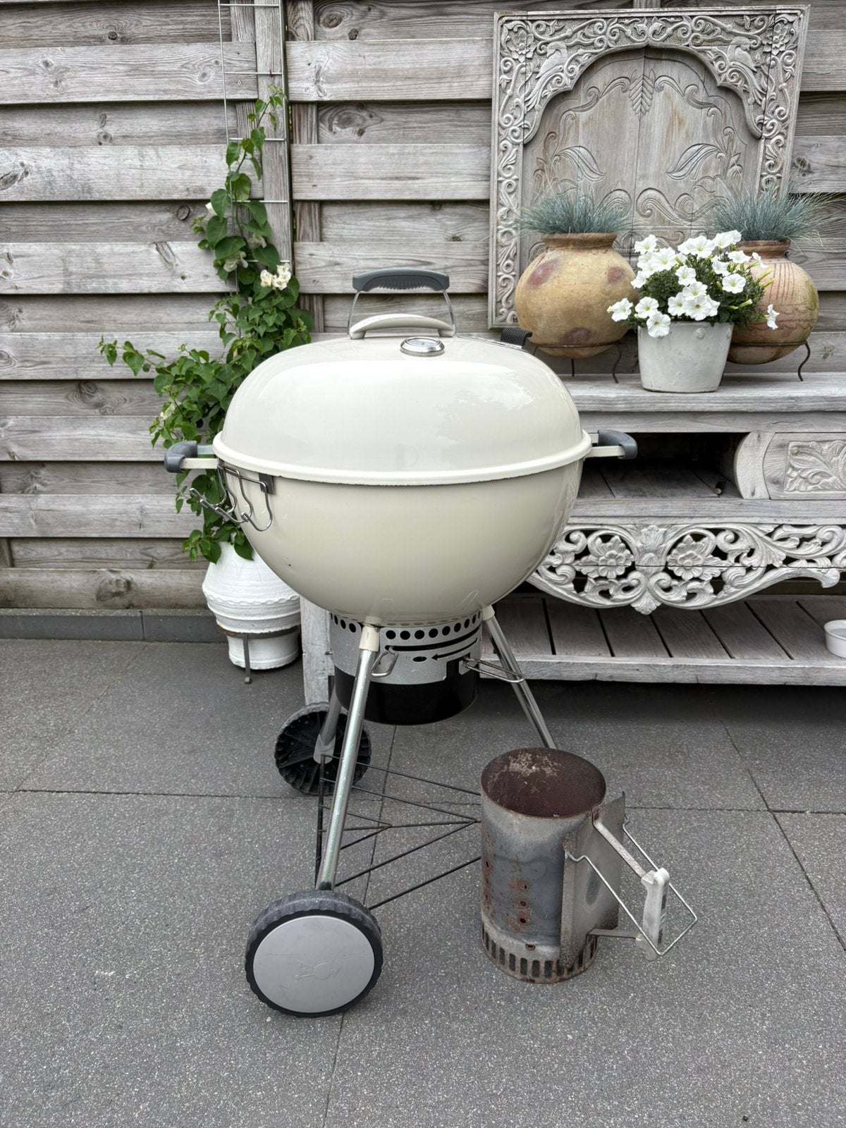 Weber Master Touch GBS Editon BBQ 57 cm, Ophalen, Gebruikt