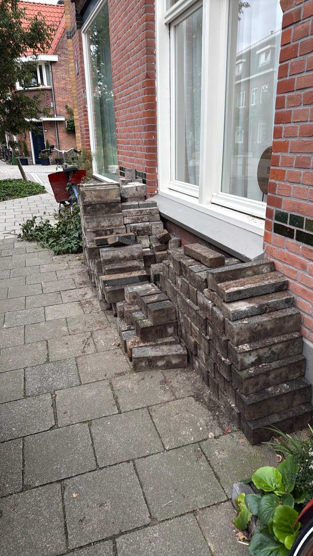Betonklinkers 30x10x10, Ophalen, Gebruikt, Klinkers, 5 tot 10 m²