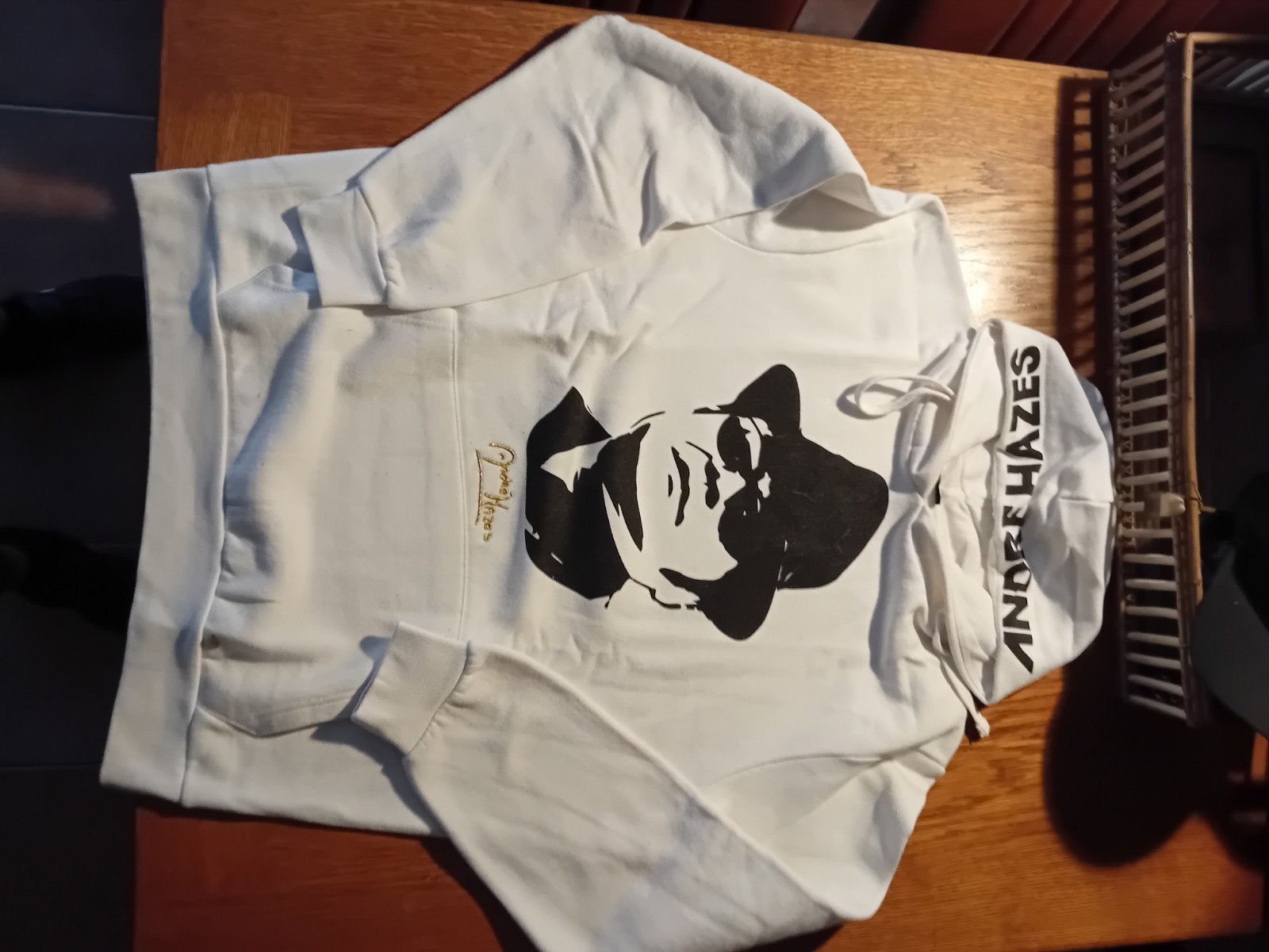 ANDRÉ HAZES HOODIE, Ophalen of Verzenden, Zo goed als nieuw, Overige maten, Wit