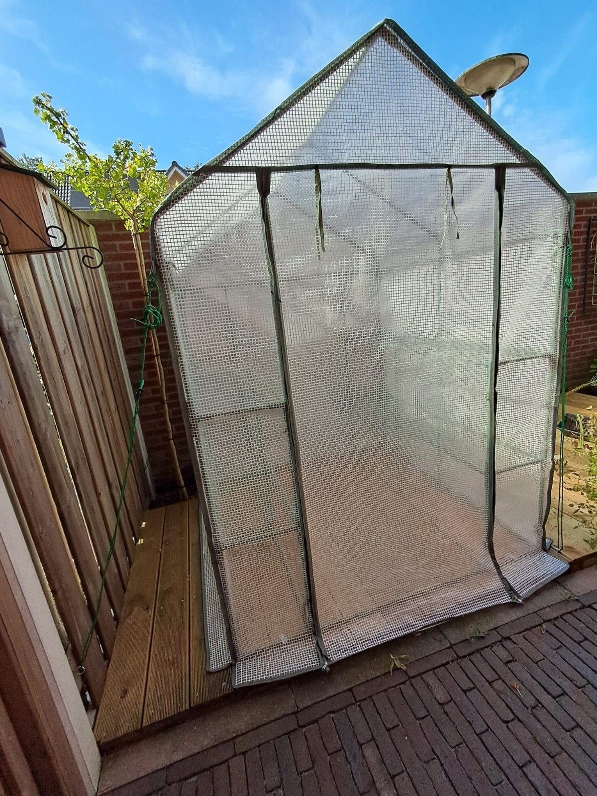kweektent, Ophalen, Folie, Kweekkas, Zo goed als nieuw