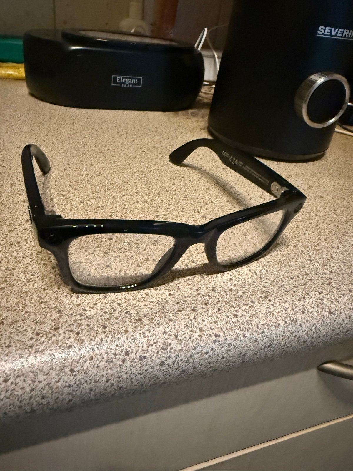 Ray-Ban Meta Wayfarer Gen 1 Smartglasses - Zwart, Zwart, Ophalen of Verzenden, Zo goed als nieuw, Ray-Ban
