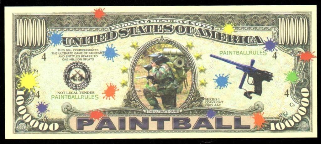 Curiosa Biljet USA - PAINTBALL., Ophalen of Verzenden, Noord-Amerika, Los biljet