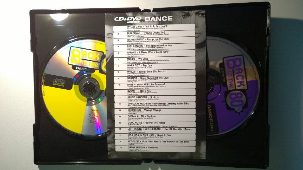 Back To The 80's Dance (CD + DVD), Alle leeftijden, Ophalen of Verzenden, Zo goed als nieuw, Muziekvideo's