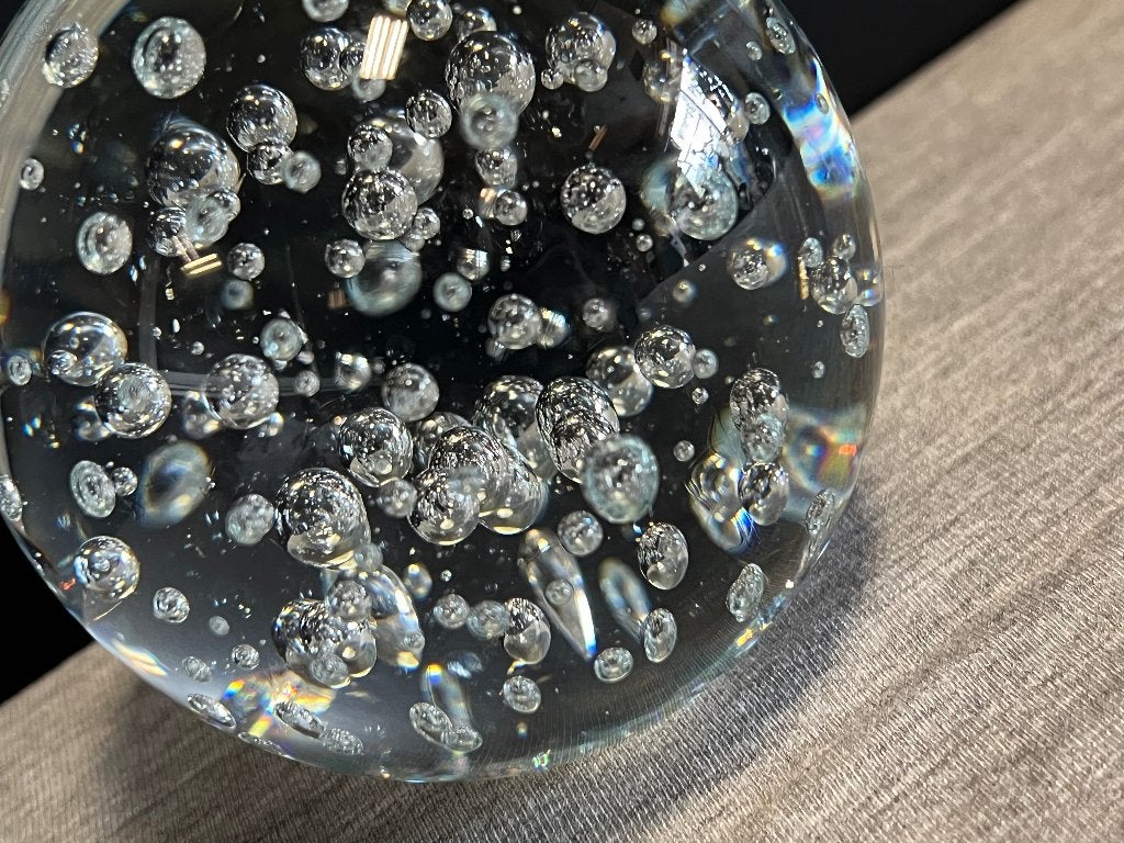 Presse-Papier Glazen Bol Paperweight Glas, Antiek en Kunst, Antiek | Glas en Kristal, Ophalen of Verzenden