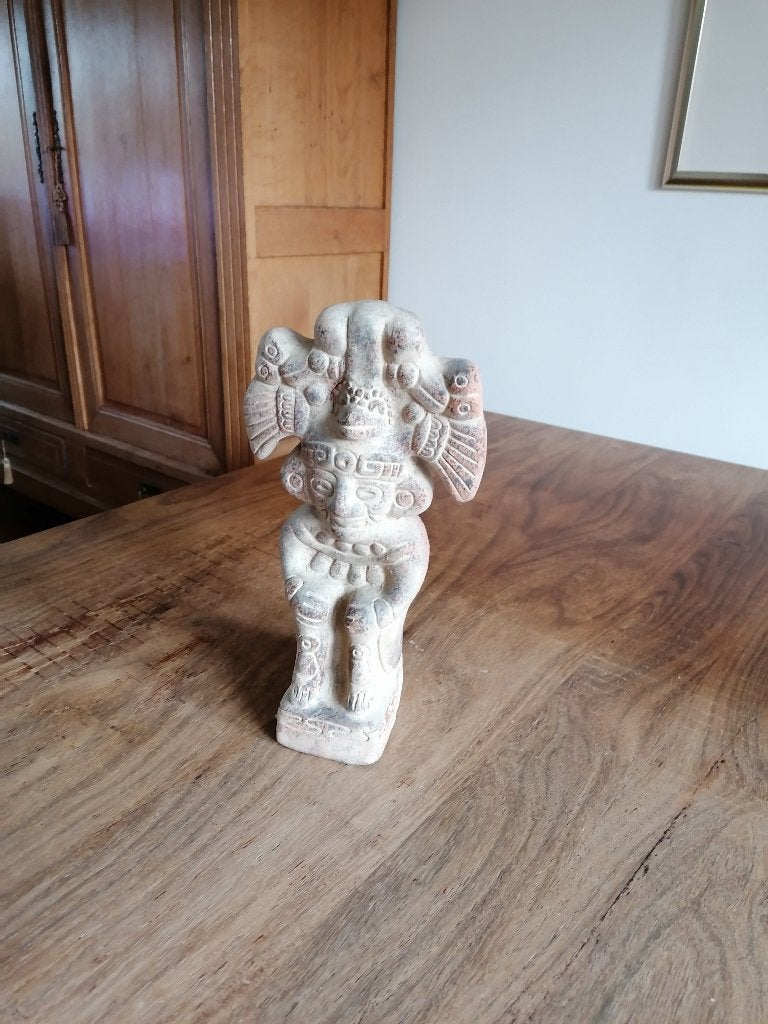 Azteken beeld terracotta, Ophalen