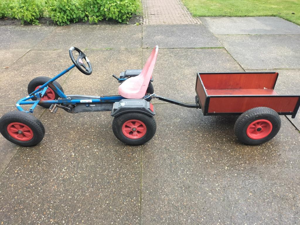 Mammoet skelter met kiepkar ., Ophalen of Verzenden, Gebruikt, Mammoet, Duozit
