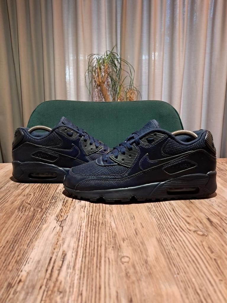 Nike Air Max 90 Mesh 'Triple Obsidian' Size 38,5, Blauw, Nike, Ophalen of Verzenden, Sneakers of Gympen
