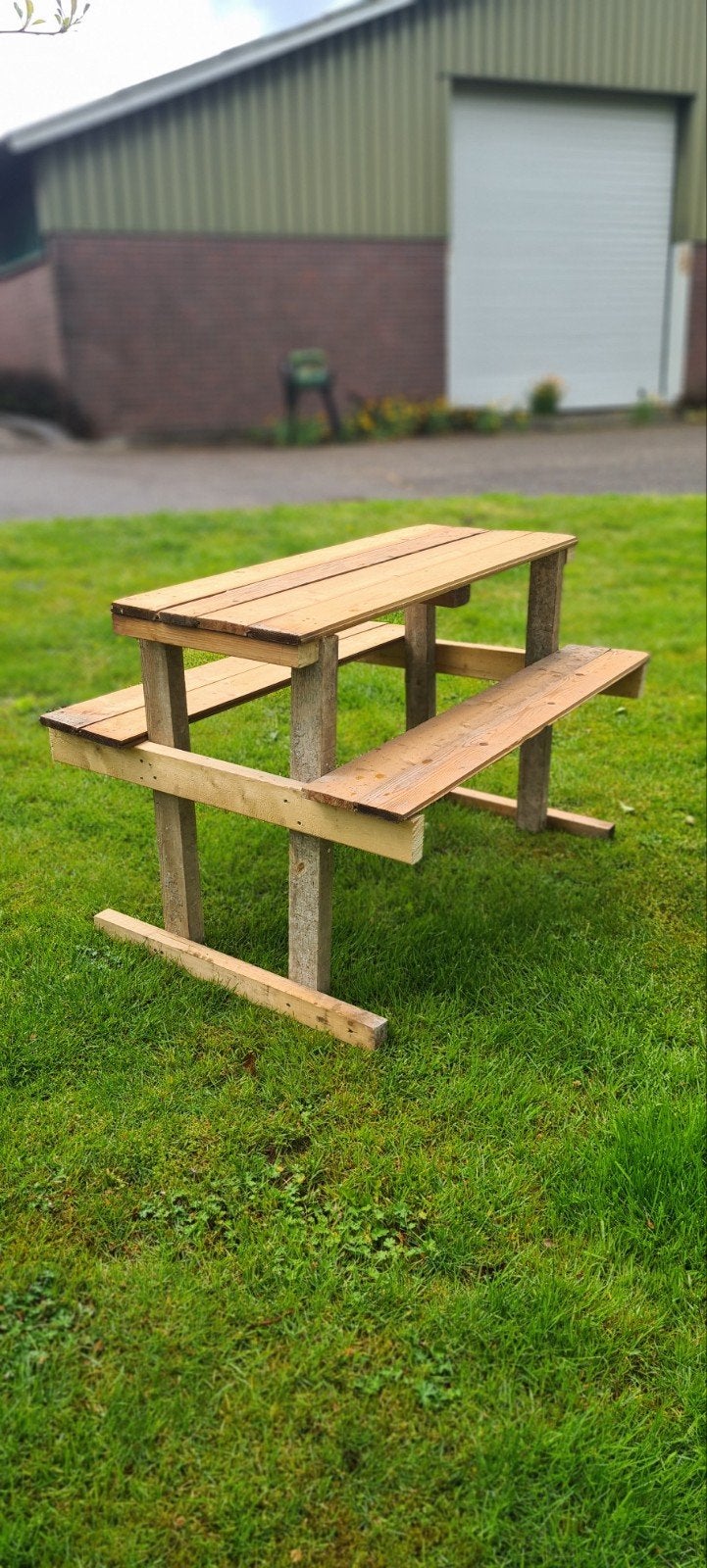 Picknicktafel, Ophalen of Verzenden, Rechthoekig, Hout