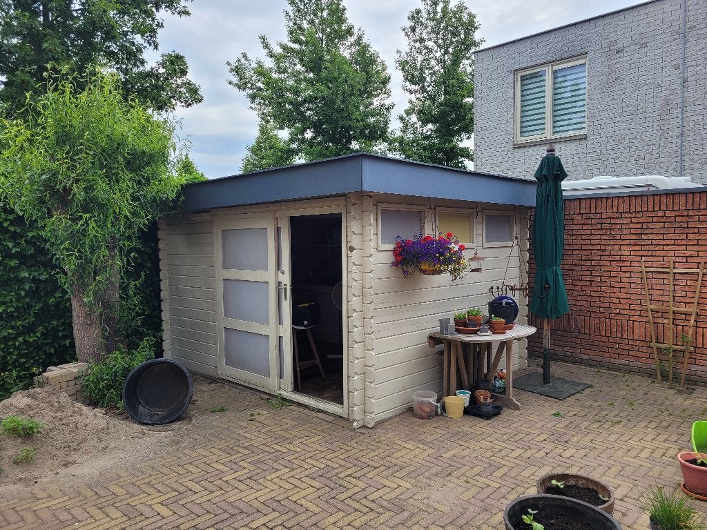 blokhut, Tuin en Terras, Ophalen, 3 ramen of meer, 250 tot 500 cm, Blokhut
