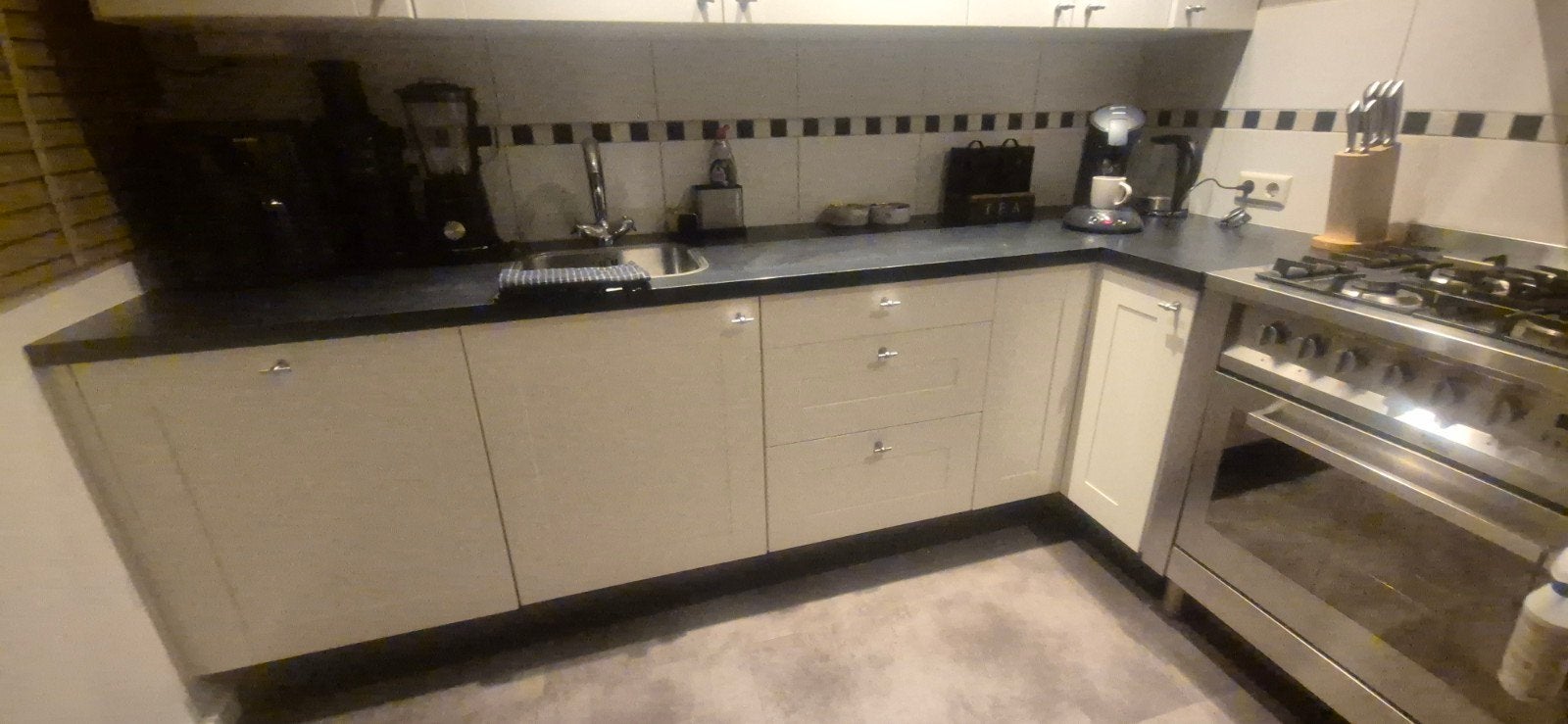IKEA keuken zonder apparatuur, Ophalen, Gebruikt, Hoekkeuken, Kunststof