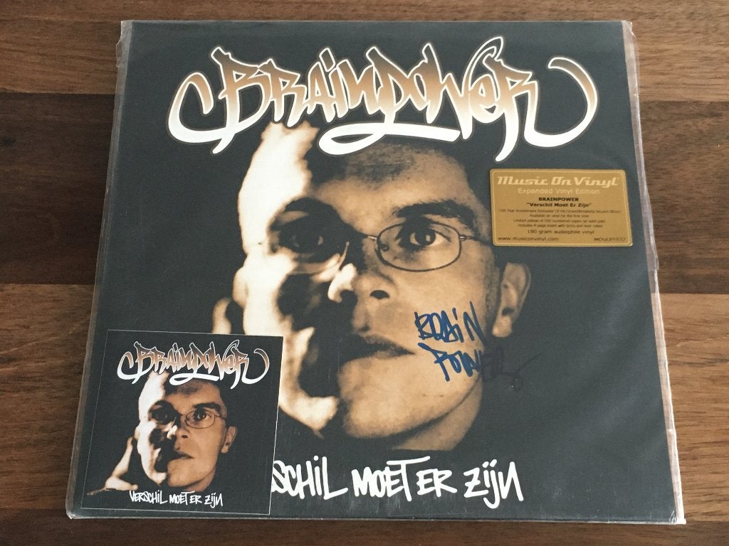 Vinyl 2LP Brainpower Verschil Moet Er Zijn GOLD 15th SIGNED, Ophalen of Verzenden, 12 inch, Nieuw in verpakking, Dubbel-LP