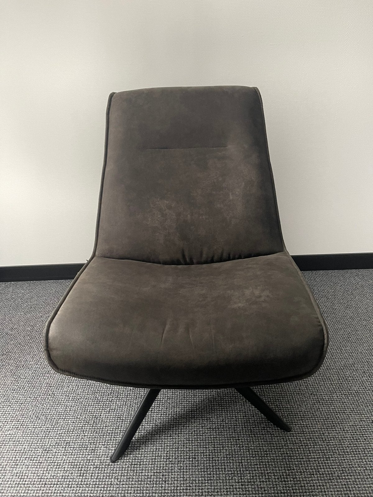 Mooie draai fauteuil van Woood. ZGAN!, Ophalen, Zo goed als nieuw, Minder dan 75 cm, 50 tot 75 cm