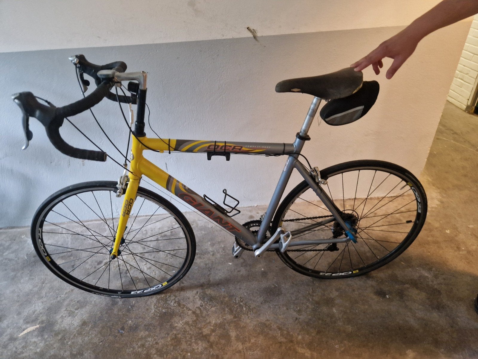 Giant racefiets 26 inch met extra set velgen, Ophalen of Verzenden, Gebruikt, 26 inch, Giant