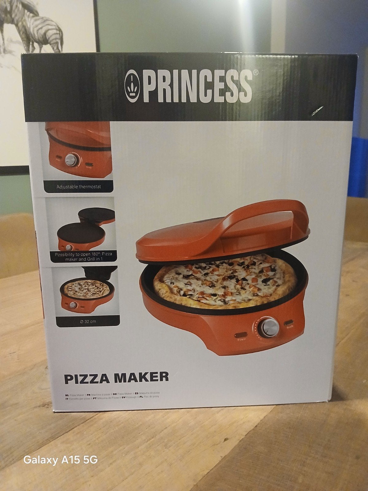 Princess Pizzamaker & Grill 32cm - Nieuw en Ongebruikt, Overige typen, Ophalen of Verzenden, Nieuw, Overige merken