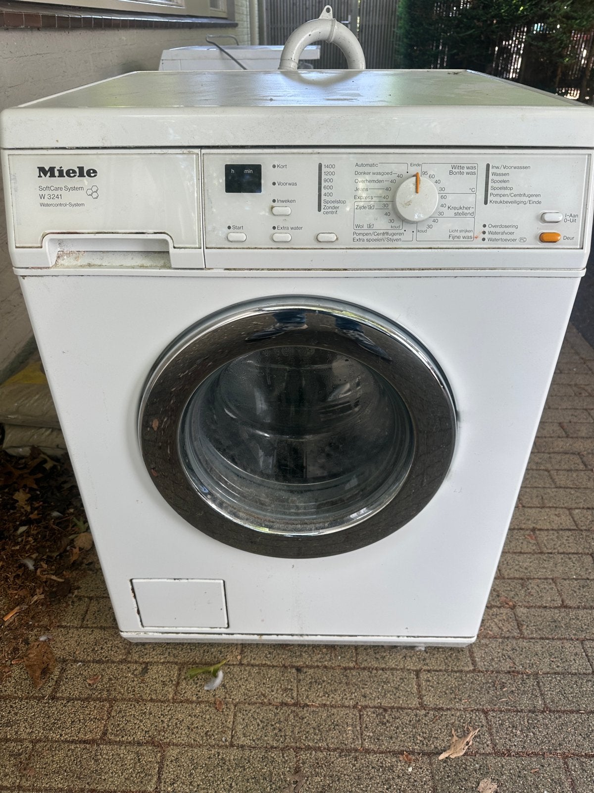 Miele wasmachine + AEG Lavatherm droger – werkend