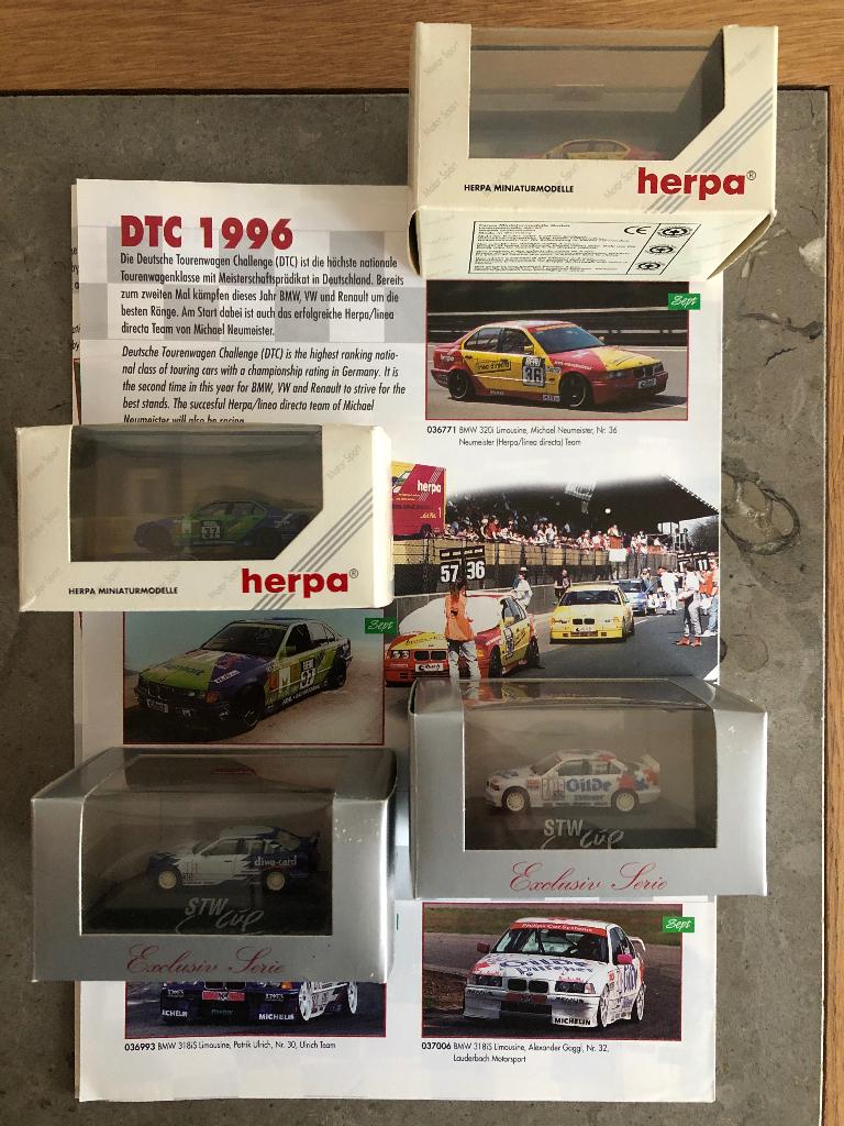 Mdl.016 / BMW E36-Motorsport (DTC / STW-Cup) 1996, Ophalen of Verzenden, Nieuw, Auto, Herpa