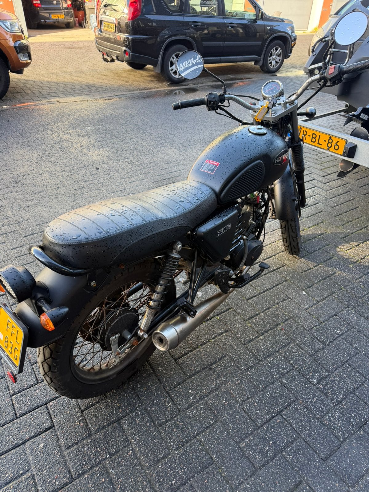 Hanway raw 50, met werk 5985km, Gebruikt, Maximaal 45 km/u, 4 versnellingen, 49 cc