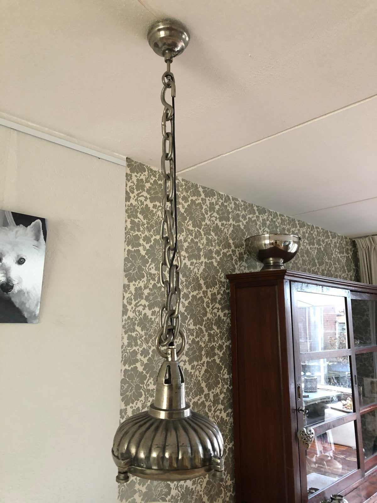 Stoere Industriële Hanglamp PTMD Home. Nú in prijs verlaagd!, Ophalen, Minder dan 50 cm, Gebruikt, 100 tot 150 cm