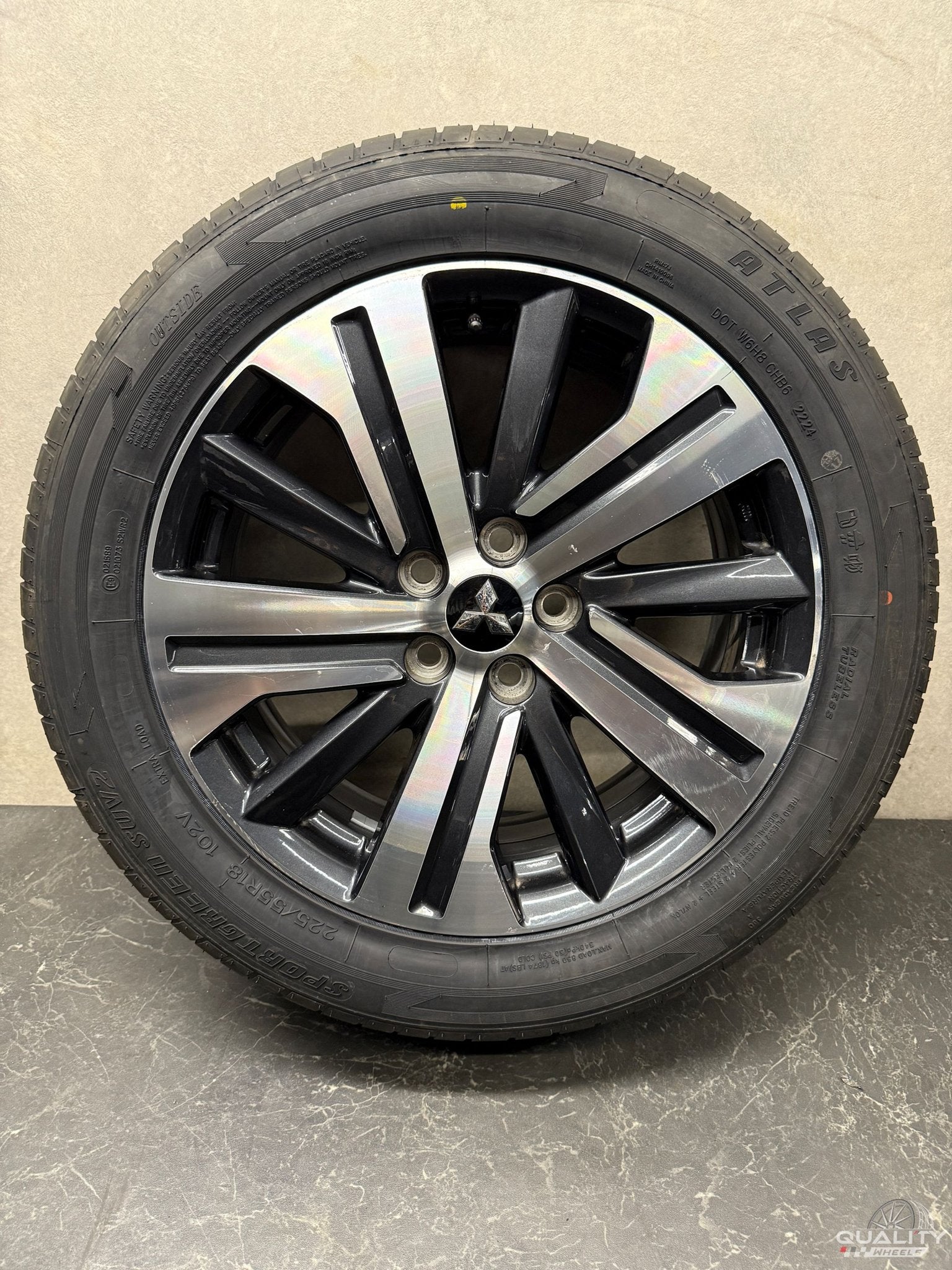 18” Mitsubishi Outlander, ASX, Eclipse Cross Velgen + Banden, 18 inch, Gebruikt, -, -